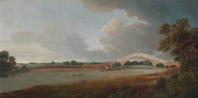 Old Walton Bridge by Francis Towne